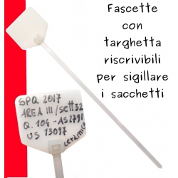 Fascette con targhetta